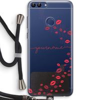 Kusjes: Huawei P Smart (2018) Transparant Hoesje met koord