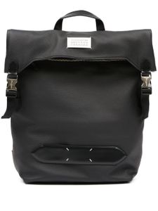 Maison Margiela sac à dos à détails de coutures - Noir