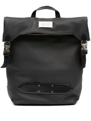 Maison Margiela sac à dos à détails de coutures - Noir