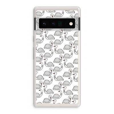 Zwanen: Google Pixel 6 Pro Transparant Hoesje