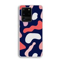 Memphis Shapes Pink: Samsung Galaxy S20 Ultra Transparant Hoesje