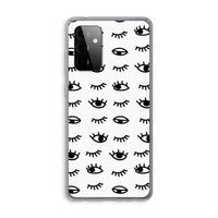 Eye pattern #2: Samsung Galaxy A72 Transparant Hoesje