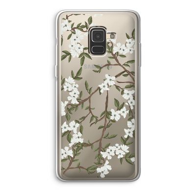 Blossoming spring: Samsung Galaxy A8 (2018) Transparant Hoesje