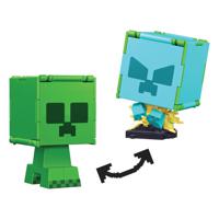 Minecraft Flippin Action Figure Creeper & Charged Creeper - thumbnail