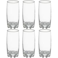 Secret de Gourmet Longdrink glazen - 6x stuks - 380 ml - Drinkglazen - Waterglazen - Transparant