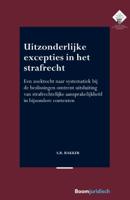 Uitzonderlijke excepties in het strafrecht (Paperback)