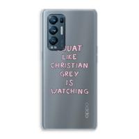 Christian Grey: Oppo Find X3 Neo Transparant Hoesje