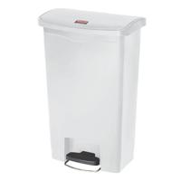 Pedaalemmer rubbermaid slim jim step on 50l wit