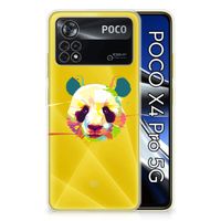 Xiaomi Poco X4 Pro 5G Telefoonhoesje met Naam Panda Color