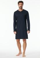 Schiesser Schiesser Nightshirt 1/1 nightblue 182024 48/S Schiesser Schiesser Nightshirt 1/1 nightblue 182024 48/S
