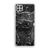 Zwart marmer: Samsung Galaxy A22 4G Transparant Hoesje