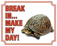 Schildpad Waakbord - Break in make my day