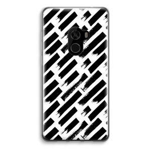 Zwarte vegen: Xiaomi Mi Mix 2 Transparant Hoesje