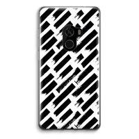 Zwarte vegen: Xiaomi Mi Mix 2 Transparant Hoesje