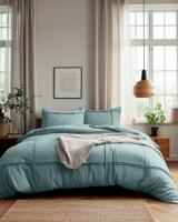 Sleeptime Washed Tufted Groen 240 x 200/220 cm