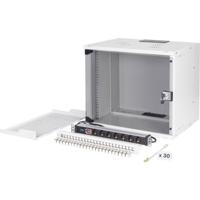 Digitus DN-49204-SET 19inch-patchkast 9 HE Grijs