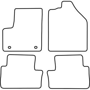 Automatten passend voor Ford Tourneo Connect 2003-2010 TMFO554