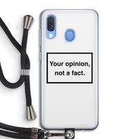 Your opinion: Samsung Galaxy A40 Transparant Hoesje met koord