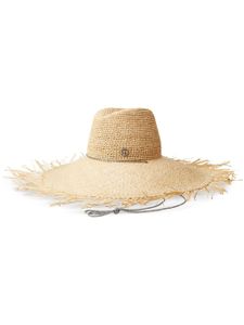 Maison Michel Kate straw Fedora hat - Tons neutres