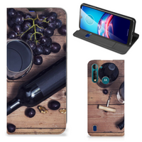 Motorola Moto G8 Power Lite Flip Style Cover Wijn - thumbnail
