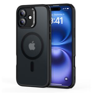 iPhone 16 Classic Hybrid Case (HaloLock) Frosted Black