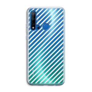 Strepen zwart-wit: Huawei P20 Lite (2019) Transparant Hoesje