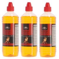 Fancy Flames Bio Aanmaakgel - 3x - 1 liter - aanmaak gel - vuurstarter