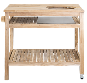 BASTE barbecue tafel voor 13, 15 en 16 inch kamado's - Teakhout