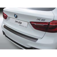 Bumper beschermer passend voor BMW X6 F16 M-Sport/SE 12/2014- Zwart GRRBP829 - thumbnail
