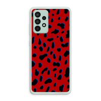 Red Leopard: Samsung Galaxy A52s 5G Transparant Hoesje