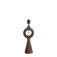 Light&living Lampvoet 12x16x39 cm SABULI hout mat donker bruin