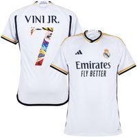 Real Madrid Shirt Thuis 2023-2024 + Vini JR. 7 (Pre Season Bedrukking)