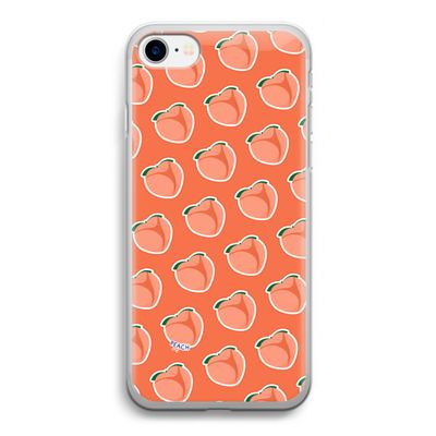 Just peachy: iPhone SE 2020 Transparant Hoesje