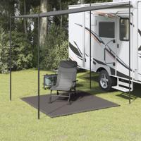 VidaXL Tenttapijt 200x200 cm antracietkleurig