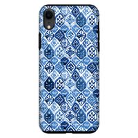 Blauw motief: iPhone XR Tough Case