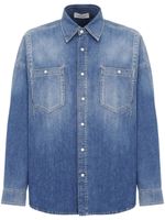 Alexander McQueen chemise en jean - Bleu - thumbnail