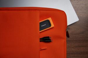 Kingston Technology SNA-XSR1-3P case voor opslagstations Rubber Zwart, Lichtblauw, Oranje