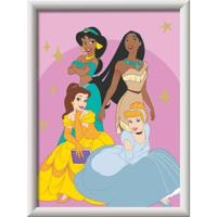 CreArt Kids 18x24cm Disney Princess, Schilderen op Nummer Kit, vanaf 7 jaar, 25843, Ravensburger