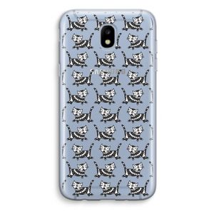 Zwarte poes: Samsung Galaxy J5 (2017) Transparant Hoesje