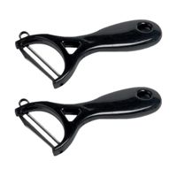 2x stuks RVS dunschiller zwart Y-vorm