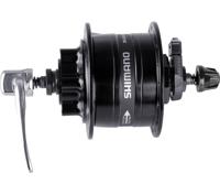 Shimano Dynamonaaf 32 gaats HD-3D32 3 Watt voor 6-bouts remschijf snelspanner zwart - thumbnail