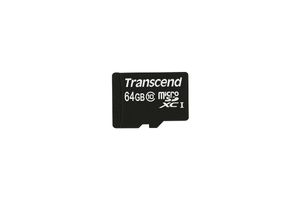 Transcend Premium microSDXC-kaart Industrial 64 GB Class 10, UHS-I Incl. SD-adapter