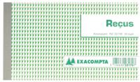 Exacompta ontvangsten, ft 10,5 x 18 cm, Franstalig, dupli (2 x 50 vel)