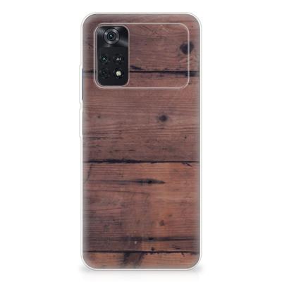 Xiaomi Poco M4 Pro 4G | Bumper Hoesje | Old Wood
