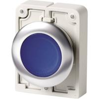 Eaton M30C-FDRL-B Drukschakelaar Plat, Rond, Verchroomd Blauw 1 stuk(s)