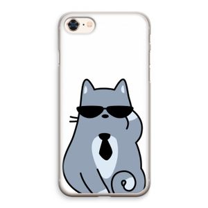 Cool cat: iPhone 8 Transparant Hoesje