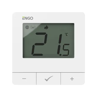 ENGO E25-230W - ZigBee/868MHz slimme thermostaat, 230V, Wit