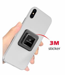 Swissten Easy Lock - 3M Sticker - Zwart