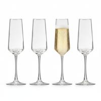 Vivalto Champagneglazen Luxe - 4x stuks - prosecco / *cava glazen - 220 ml - thumbnail
