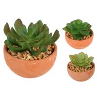 Kunstplant in pot 9 cm 3 assorti | 12 stuks